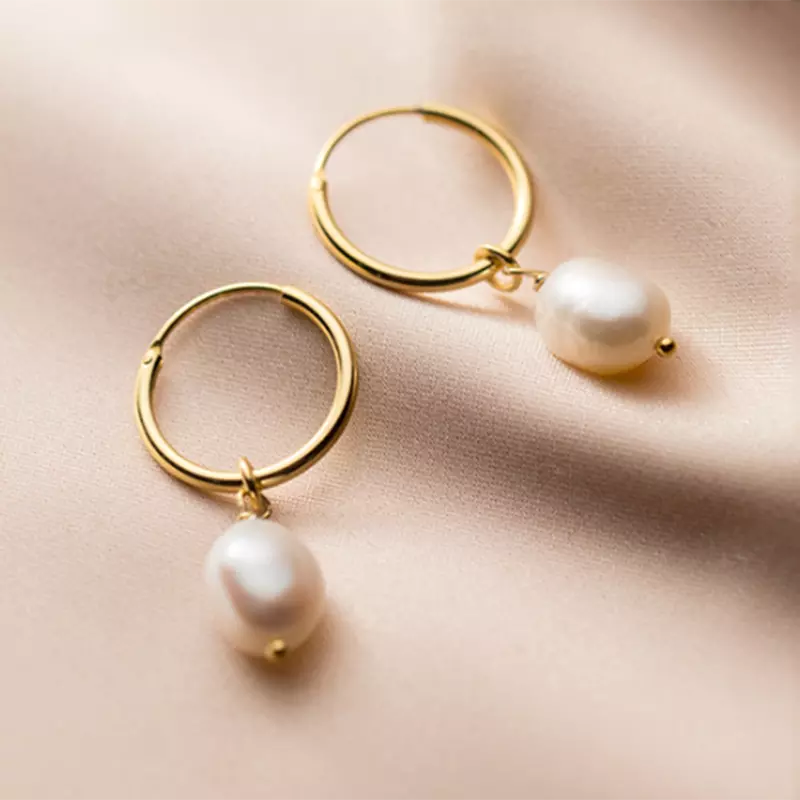 Boucles d'oreilles de sirène avec perles METILOU™